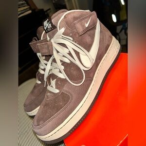 #Nike #AirForceOnes #ChocolateBrown #Size 10 #NoBox #LikeNew